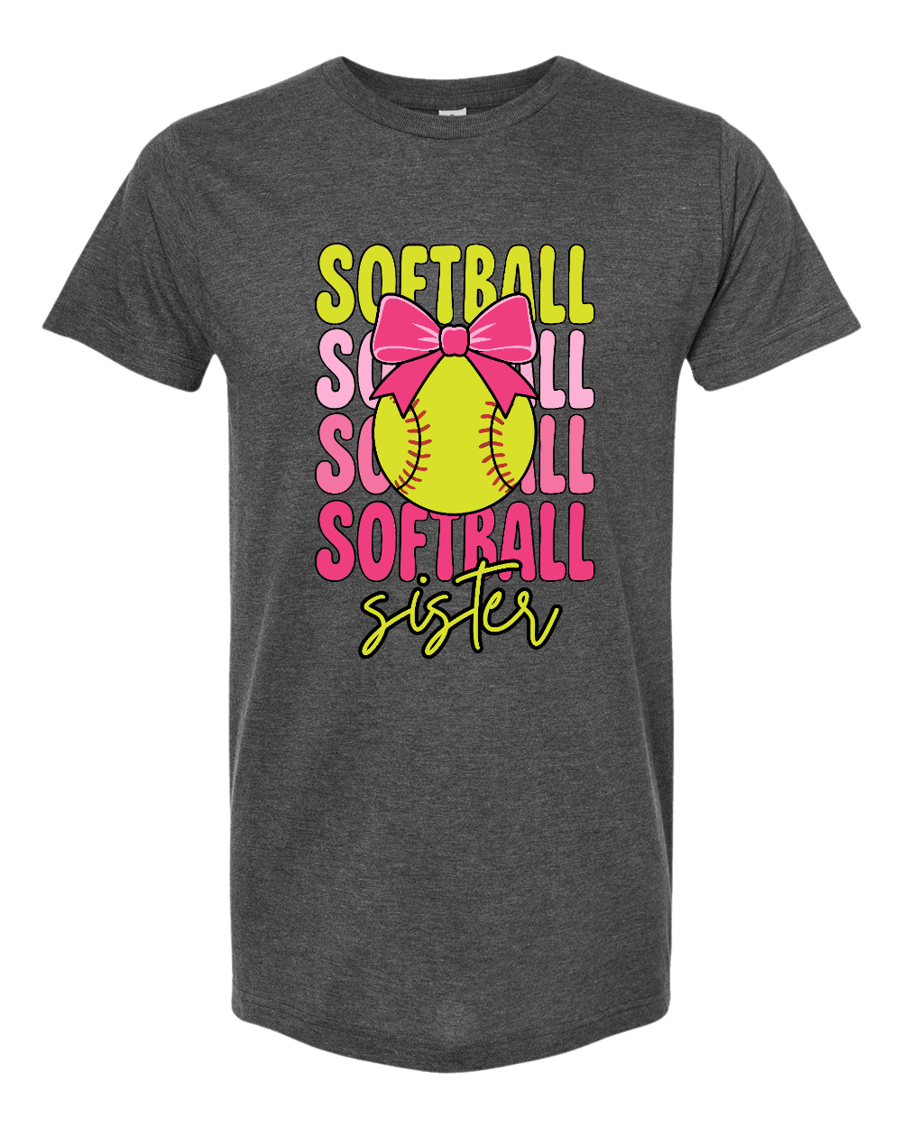 Softball Sister Tee - Youth/Adult