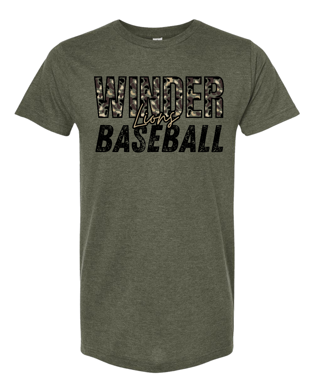 Winder Lions Duck Camo Tee - Youth/Adult