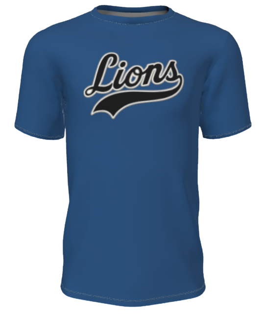 Lions Personalized Practice Jersey 8U