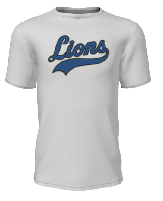 Lions Personalized Practice Jersey 8U