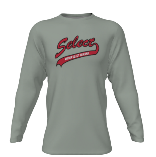 Archer Select Logo Performance Tee - Long Sleeve 7U