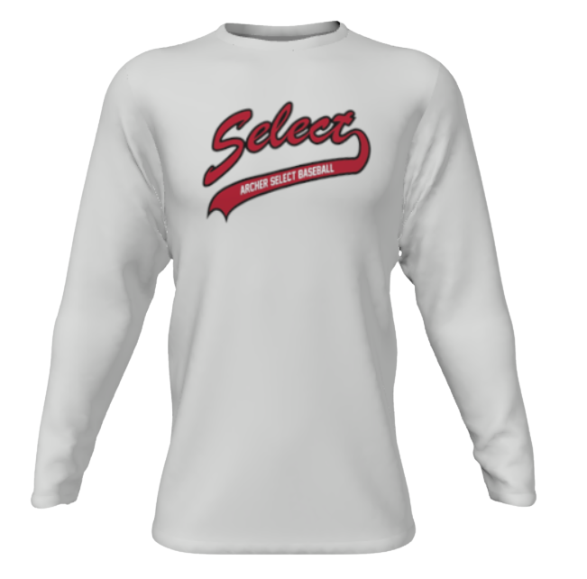 Archer Select Logo Performance Tee - Long Sleeve 7U