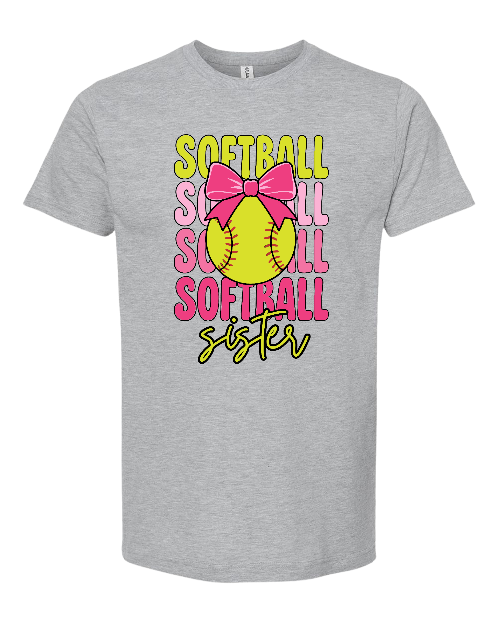 Softball Sister Tee - Youth/Adult