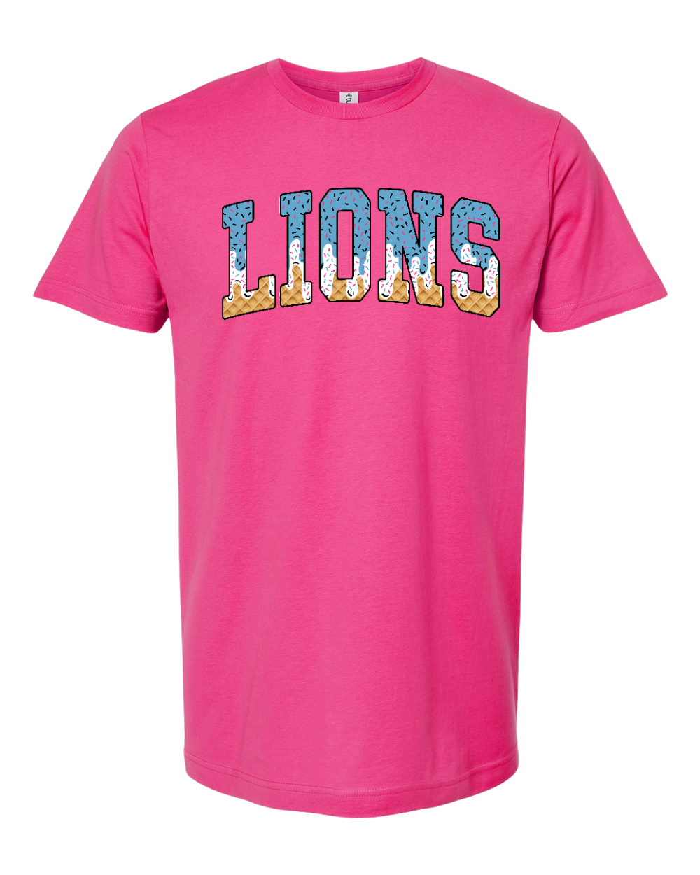 Winder Lions Ice Cream Drip Tee - Youth/Adult