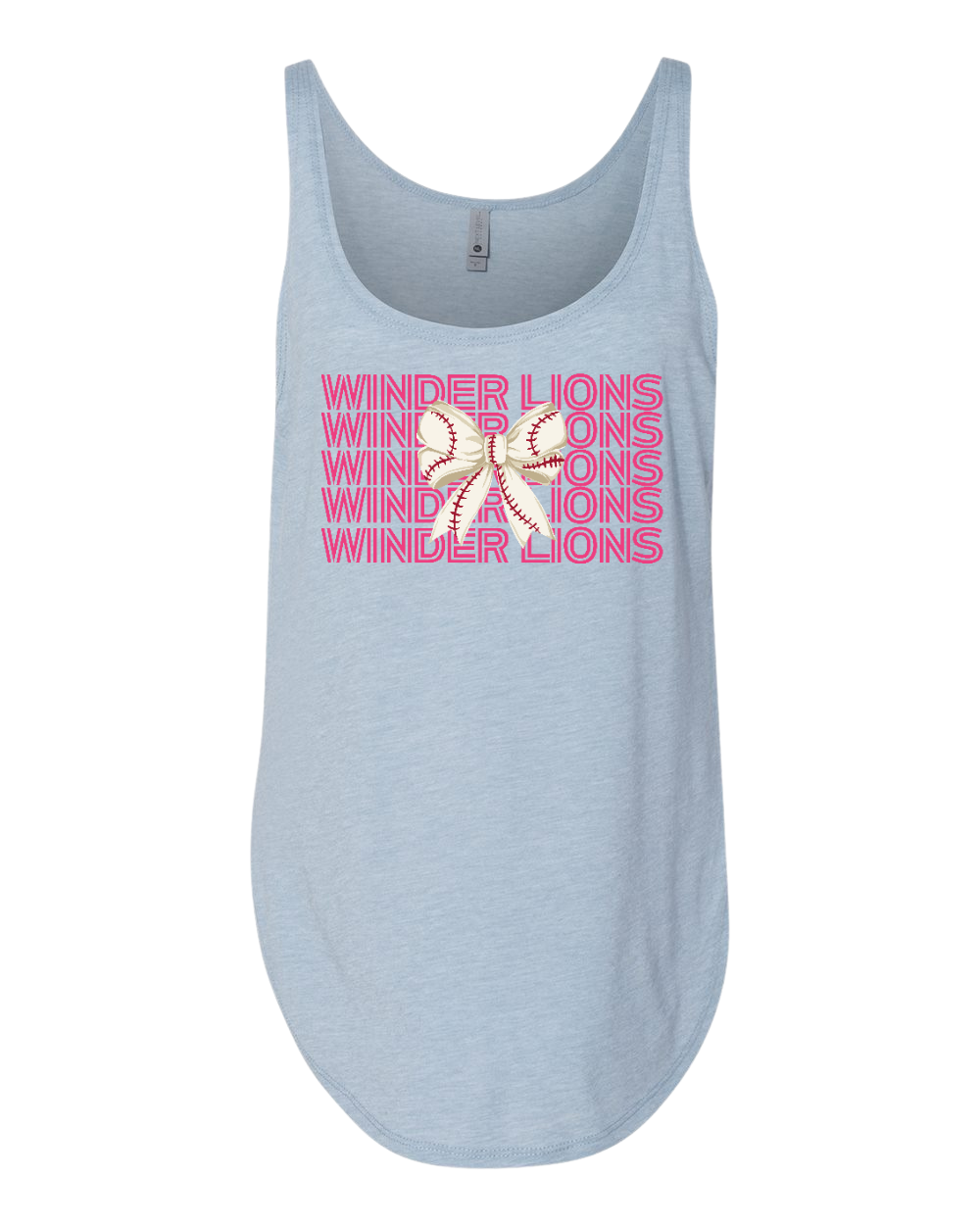 Winder Lions Bow Women's Festival Tank