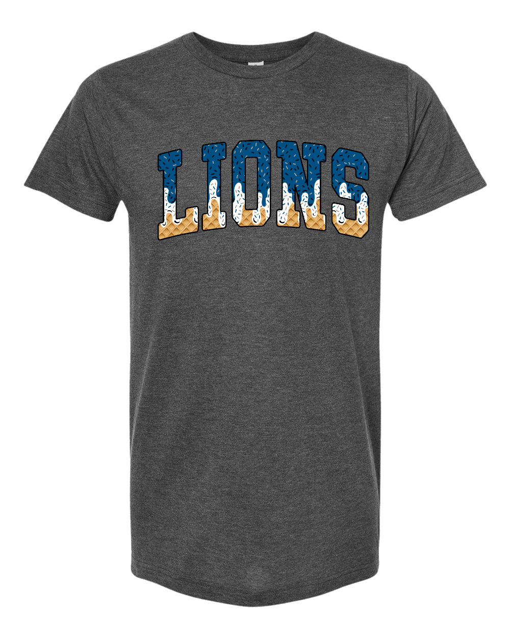 Winder Lions Ice Cream Drip Tee - Youth/Adult