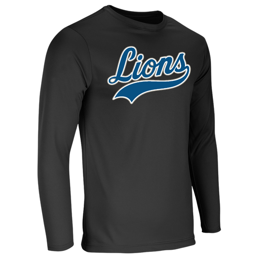 Lions Logo 2 Performance Tee - Long Sleeve