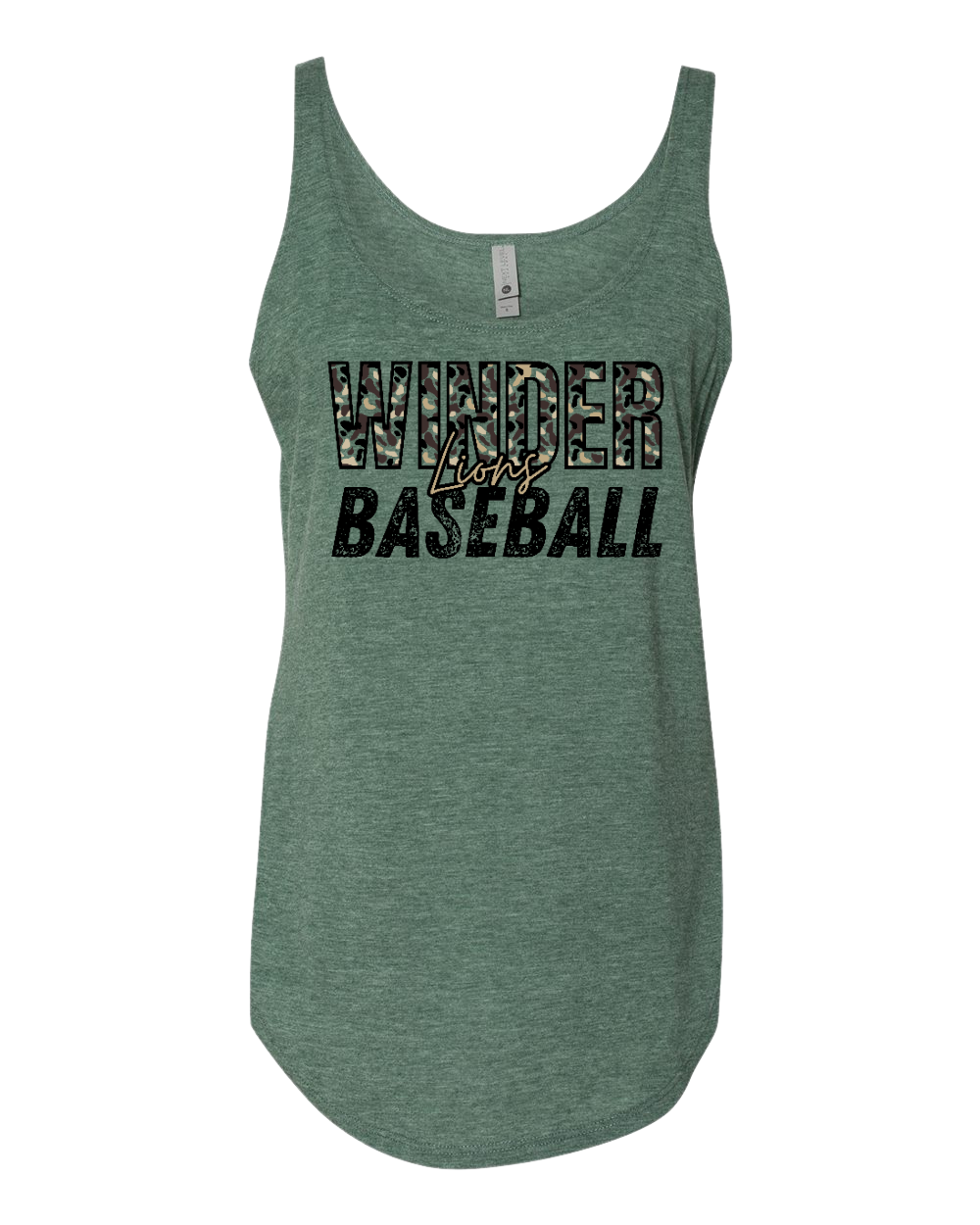 Winder Lions Women's Festival Tank Duck Camo