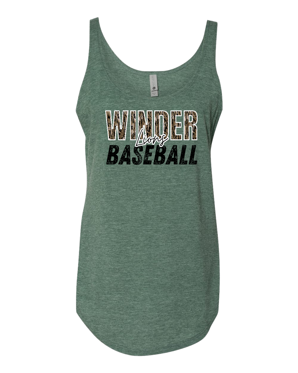 Winder Lions Women's Festival Tank Bottomland Camo