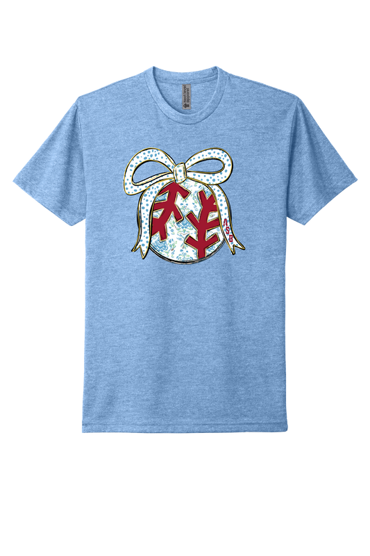 Baseball Bow Tee (Adult)