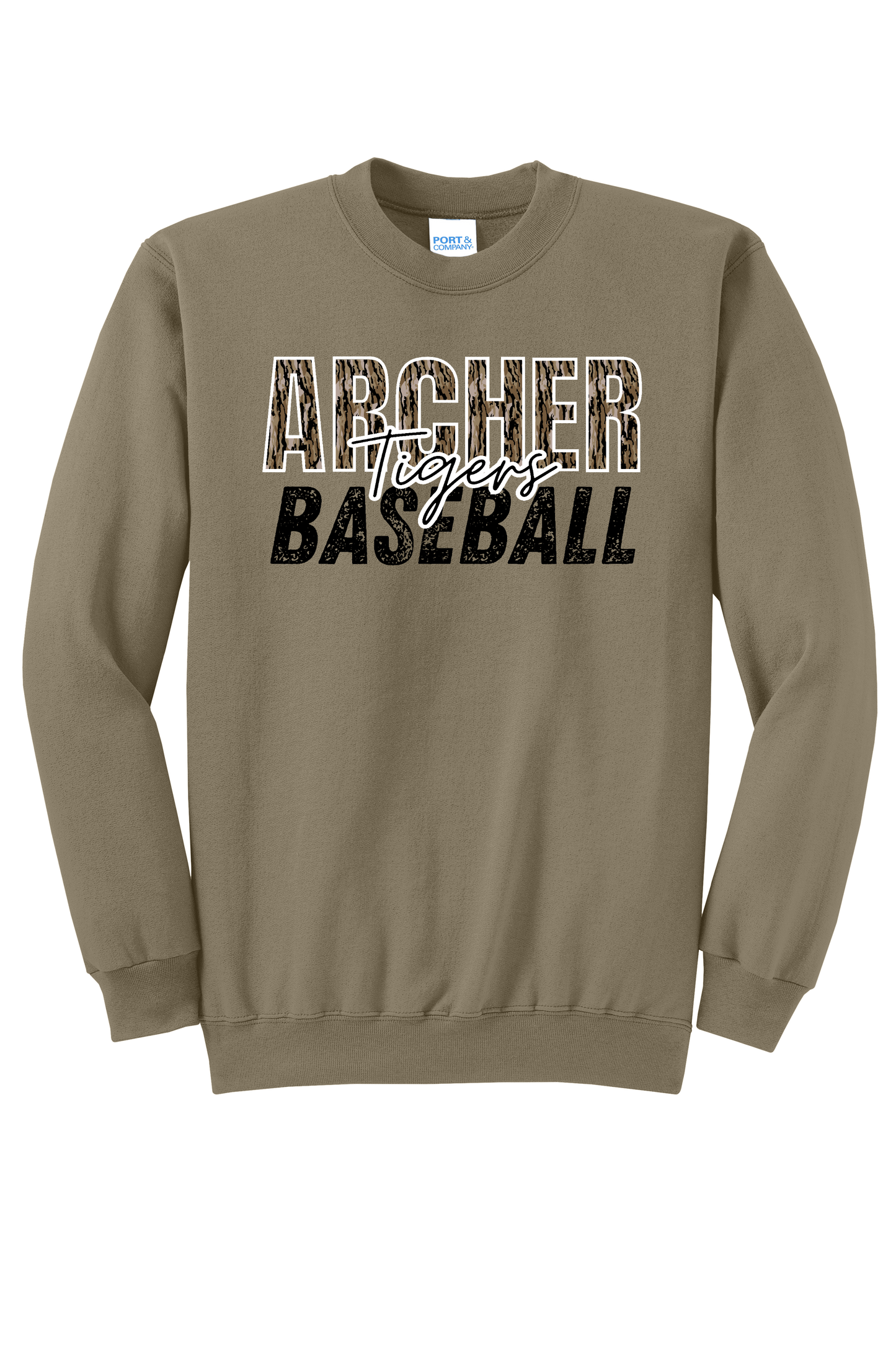 Archer Rec Bottomland Camo Crewneck Adult Sweatshirt