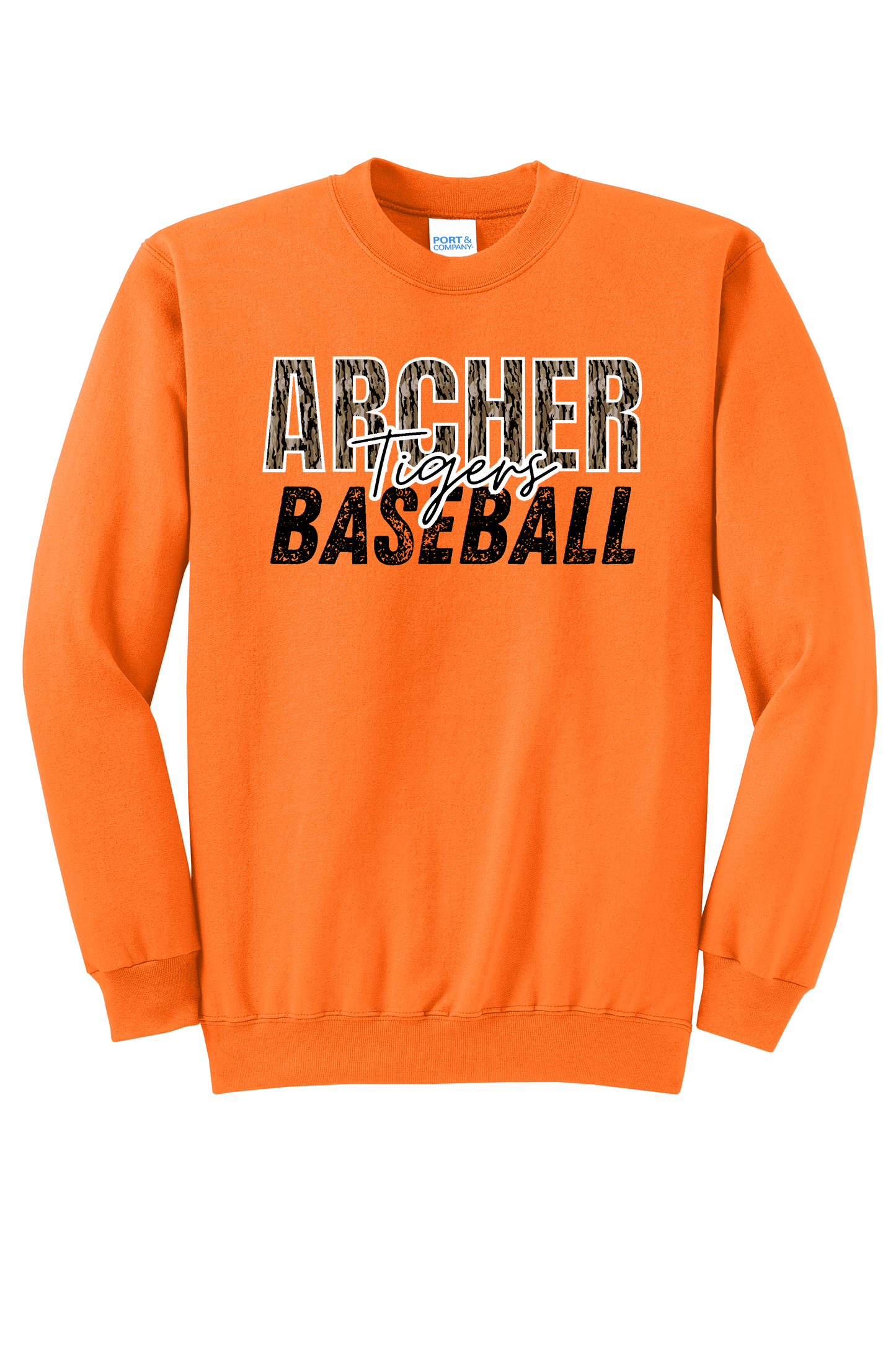 Archer Rec Bottomland Camo Crewneck Adult Sweatshirt
