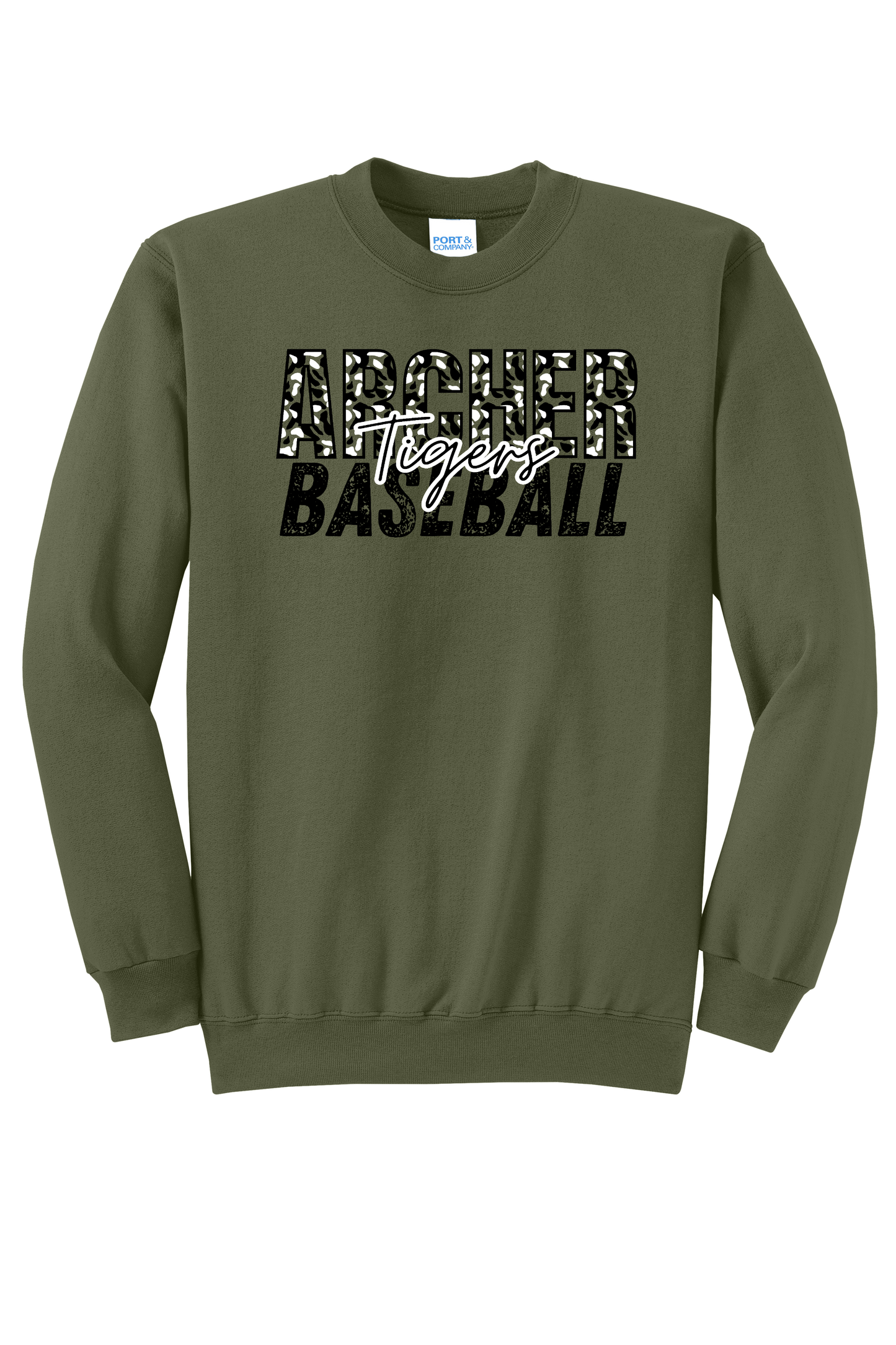 Archer Rec Duck Camo Crewneck Adult Sweatshirt