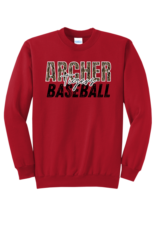 Archer Rec Bottomland Camo Crewneck Adult Sweatshirt