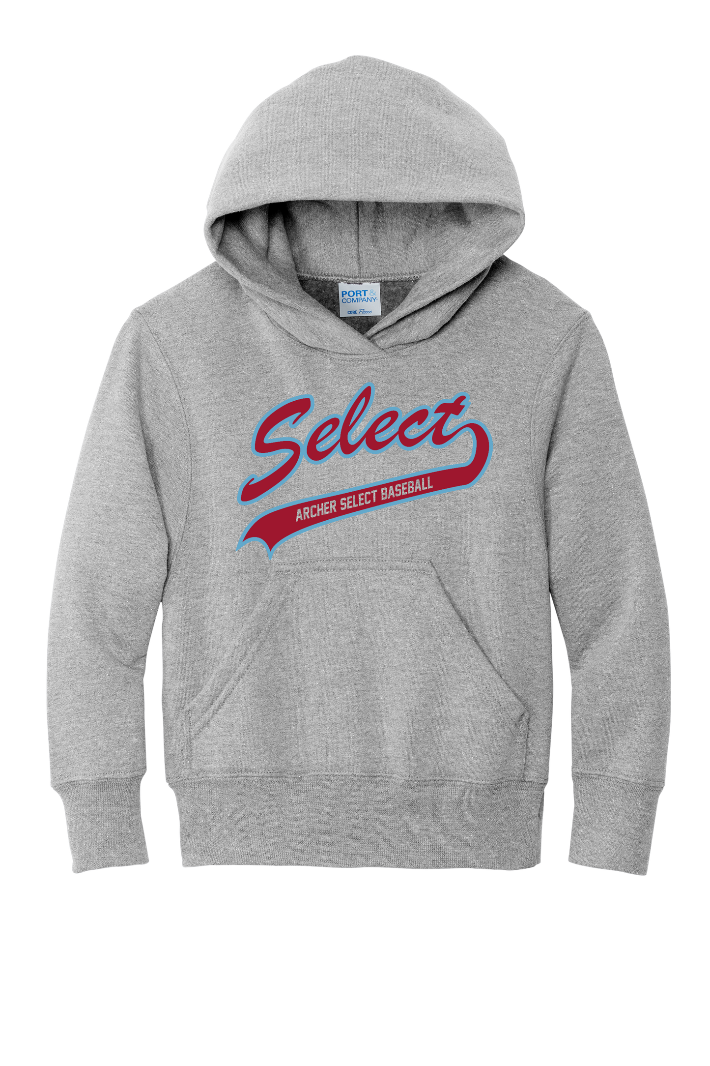 Archer Select Blue/Red Logo Hoodie Youth/Adult