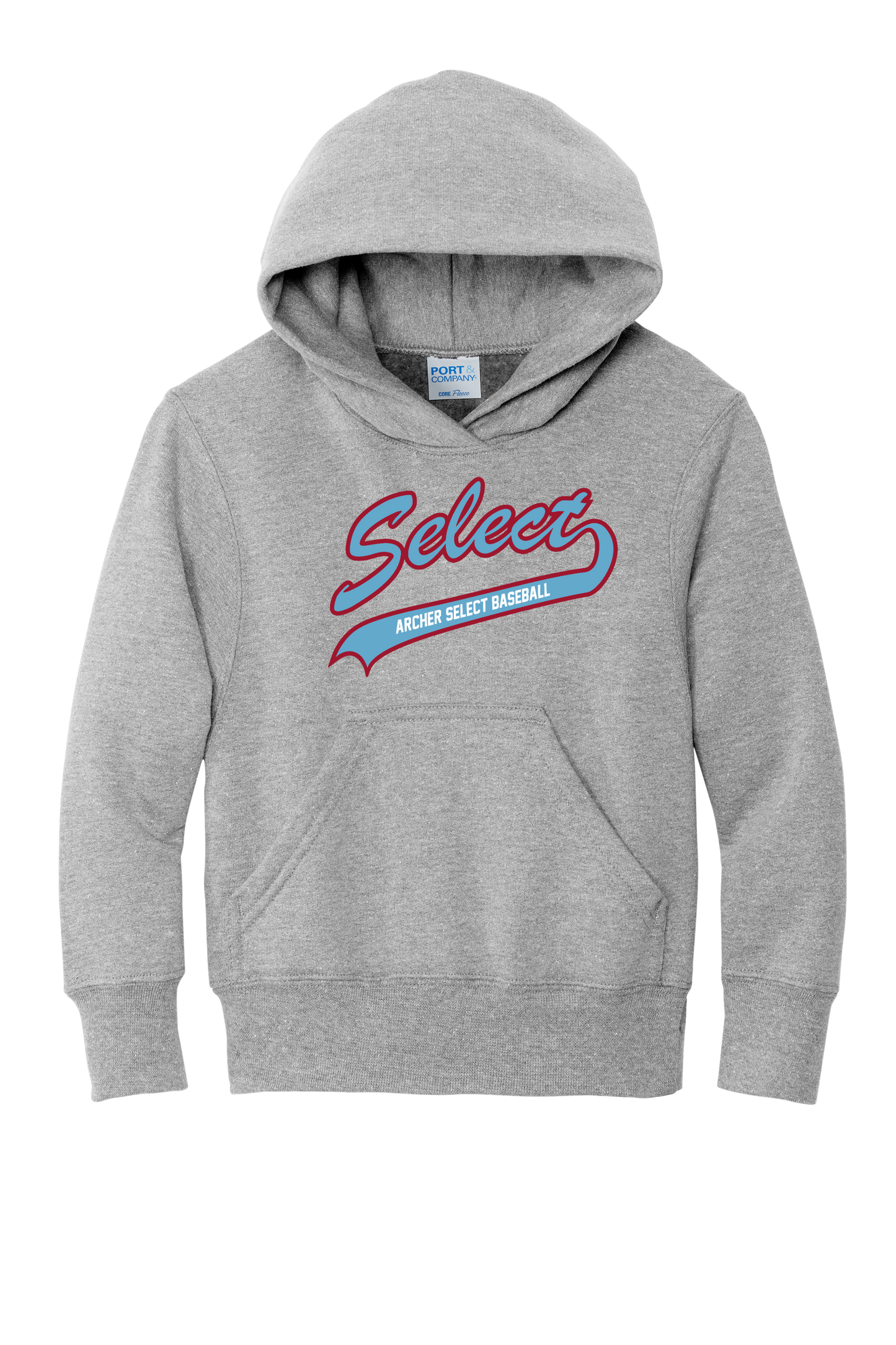 Archer Select Red/Blue Logo Hoodie Youth/Adult