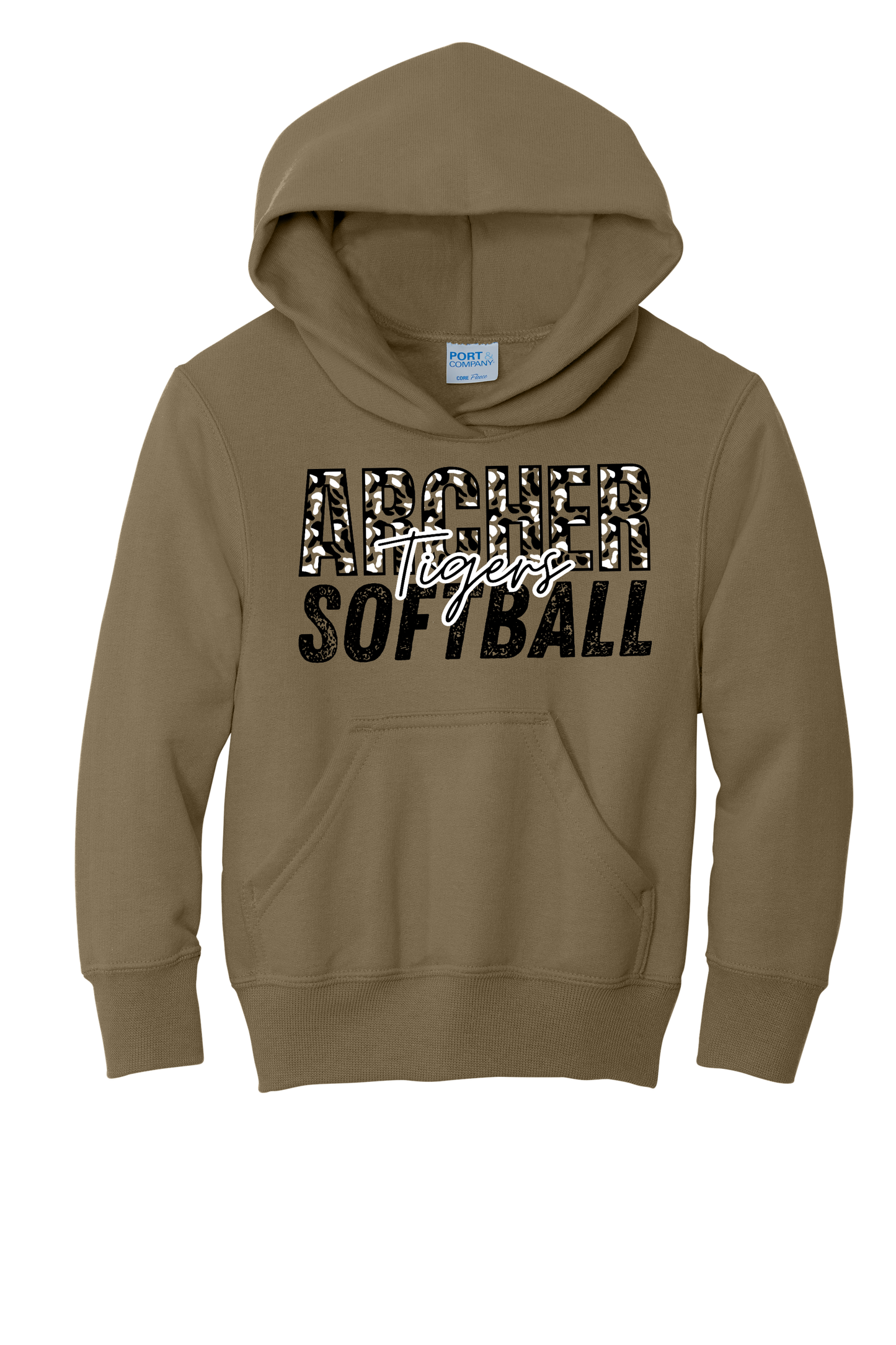 Archer Softball Duck Camo Hoodie Youth/Adult