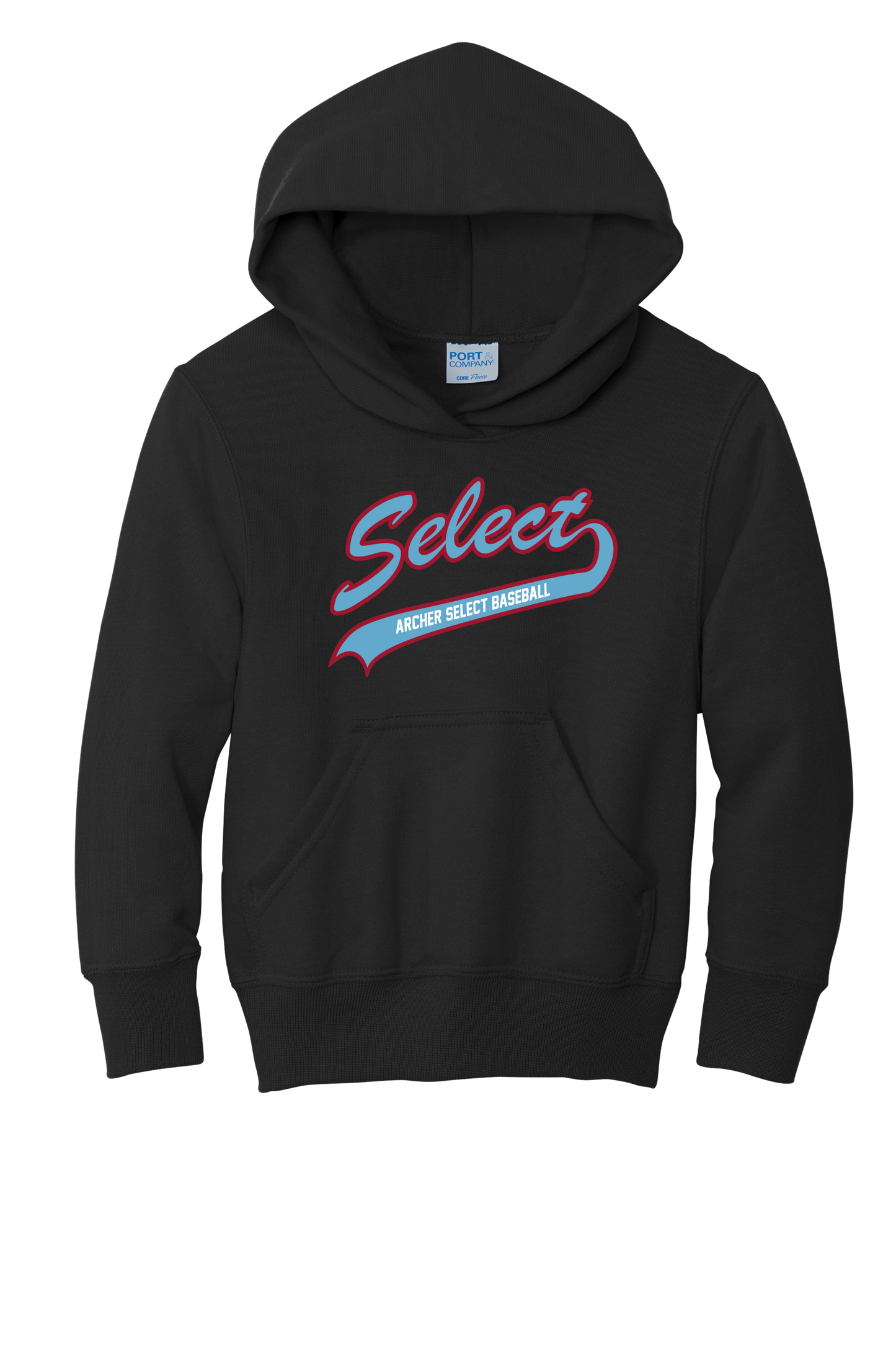 Archer Select Red/Blue Logo Hoodie Youth/Adult