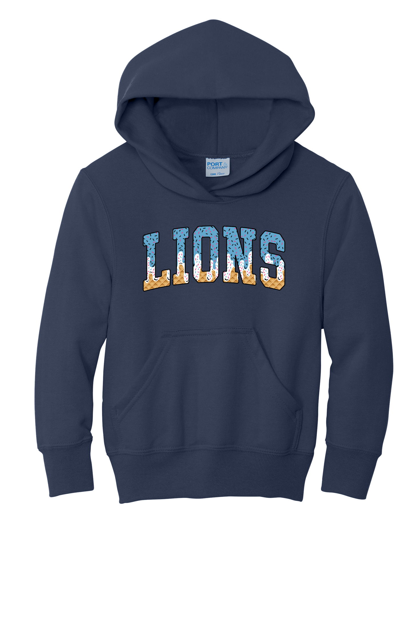 Winder Lions Ice Cream Drip Hoodie Youth/Adult
