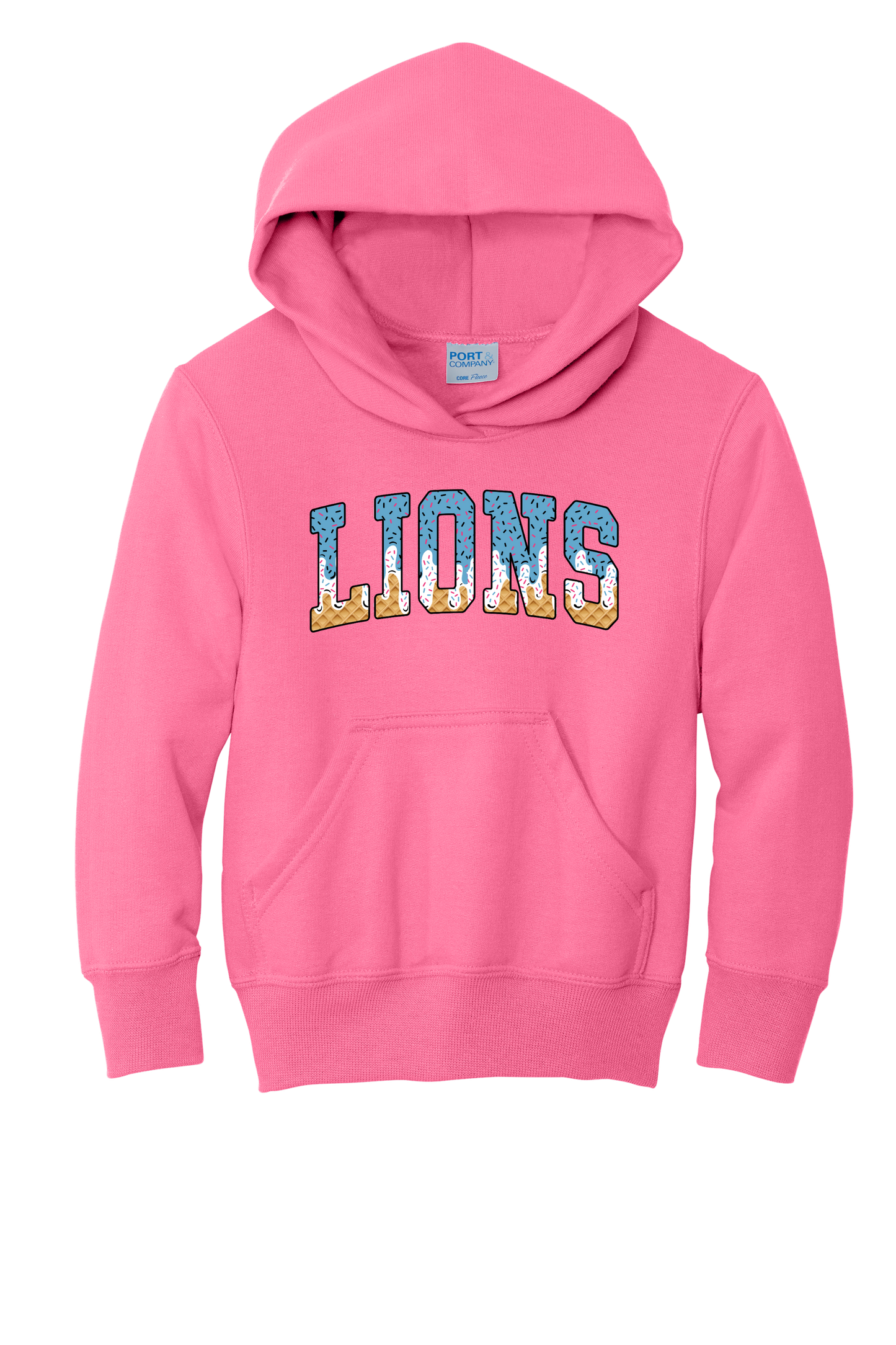 Winder Lions Ice Cream Drip Hoodie Youth/Adult