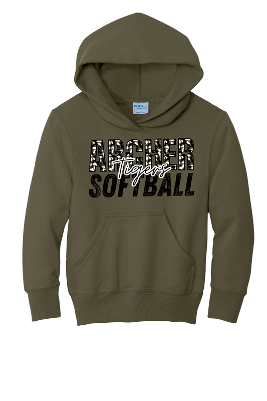 Archer Softball Duck Camo Hoodie Youth/Adult