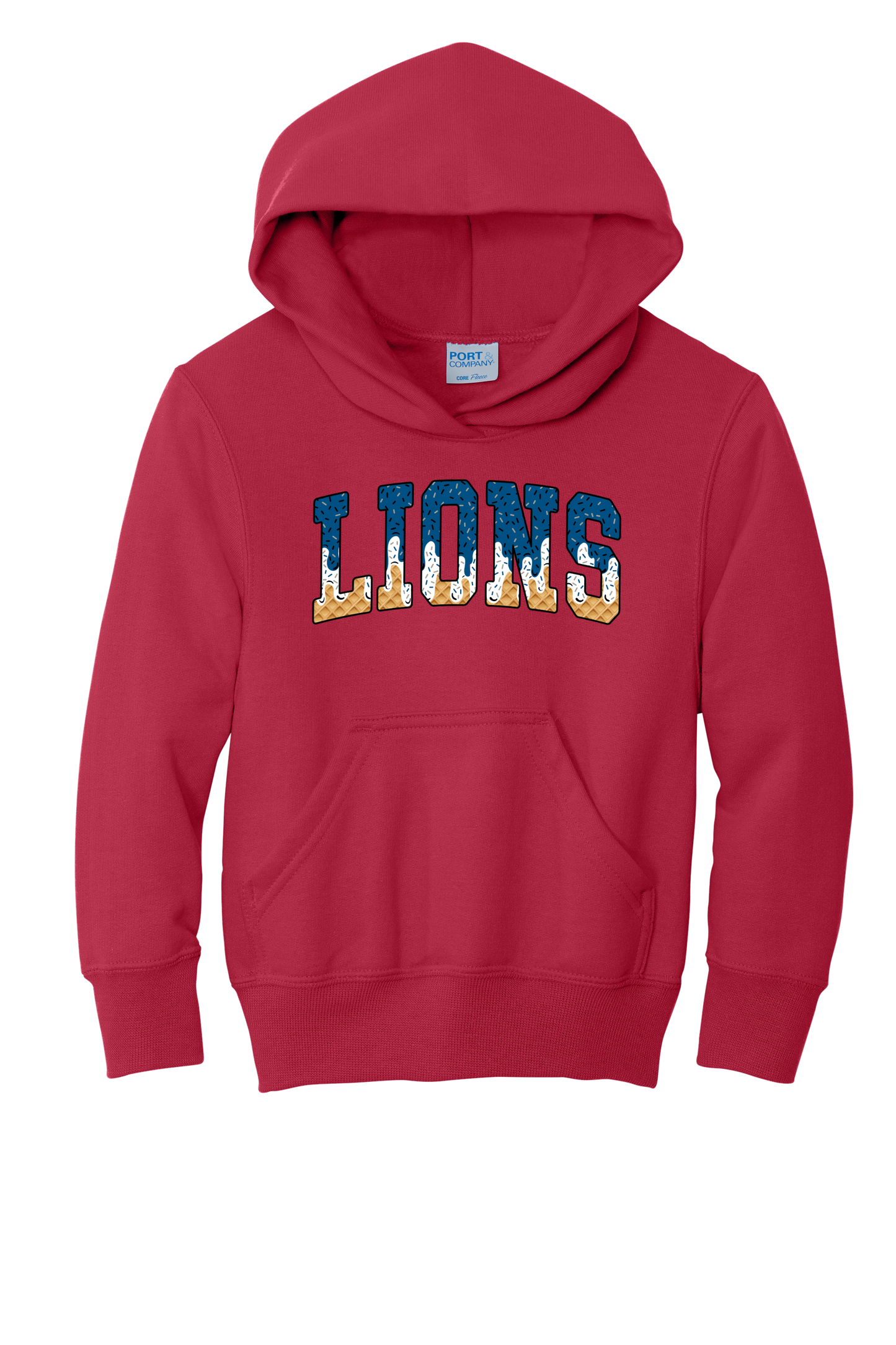 Winder Lions Ice Cream Drip Hoodie Youth/Adult