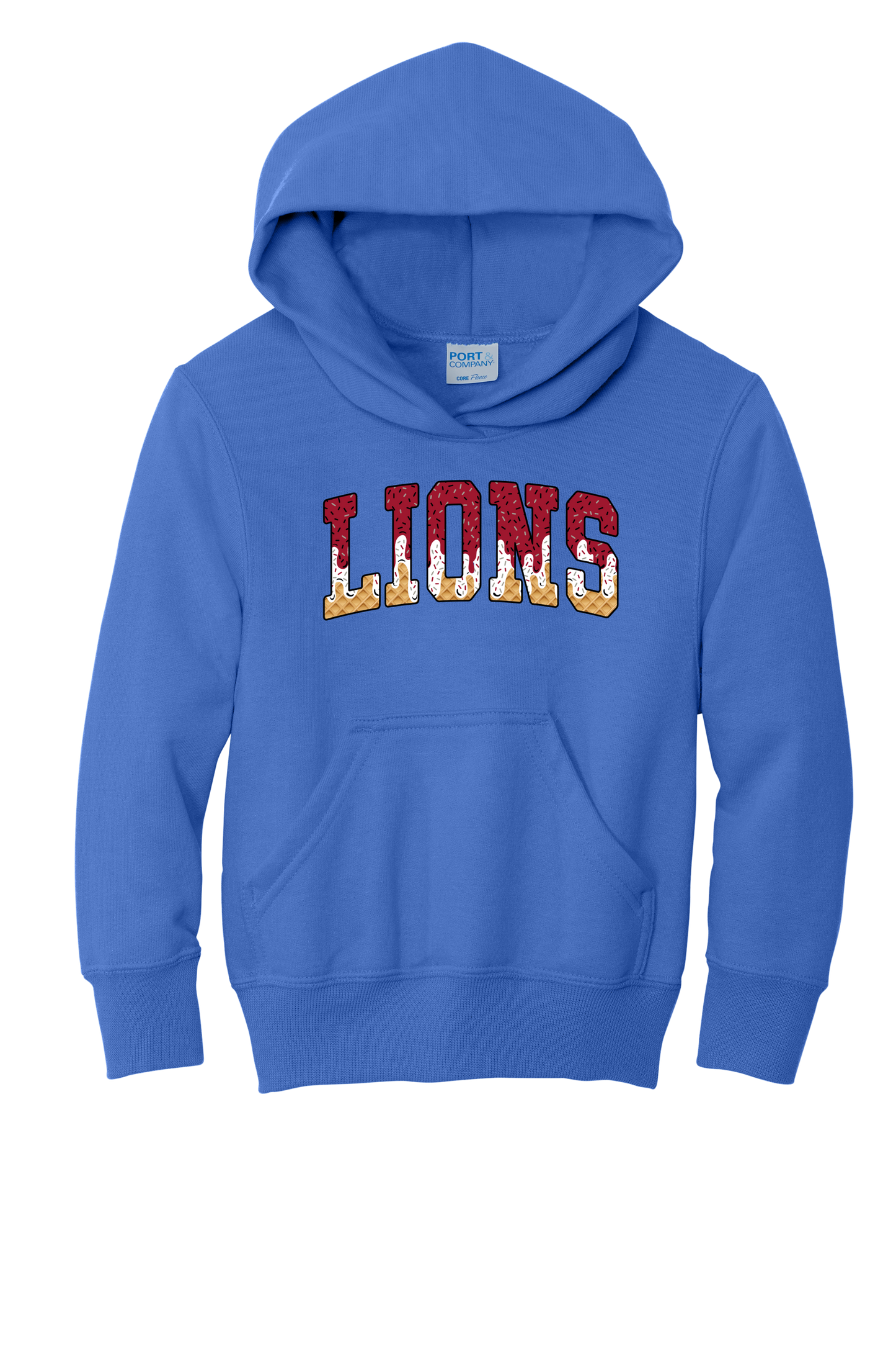 Winder Lions Ice Cream Drip Hoodie Youth/Adult