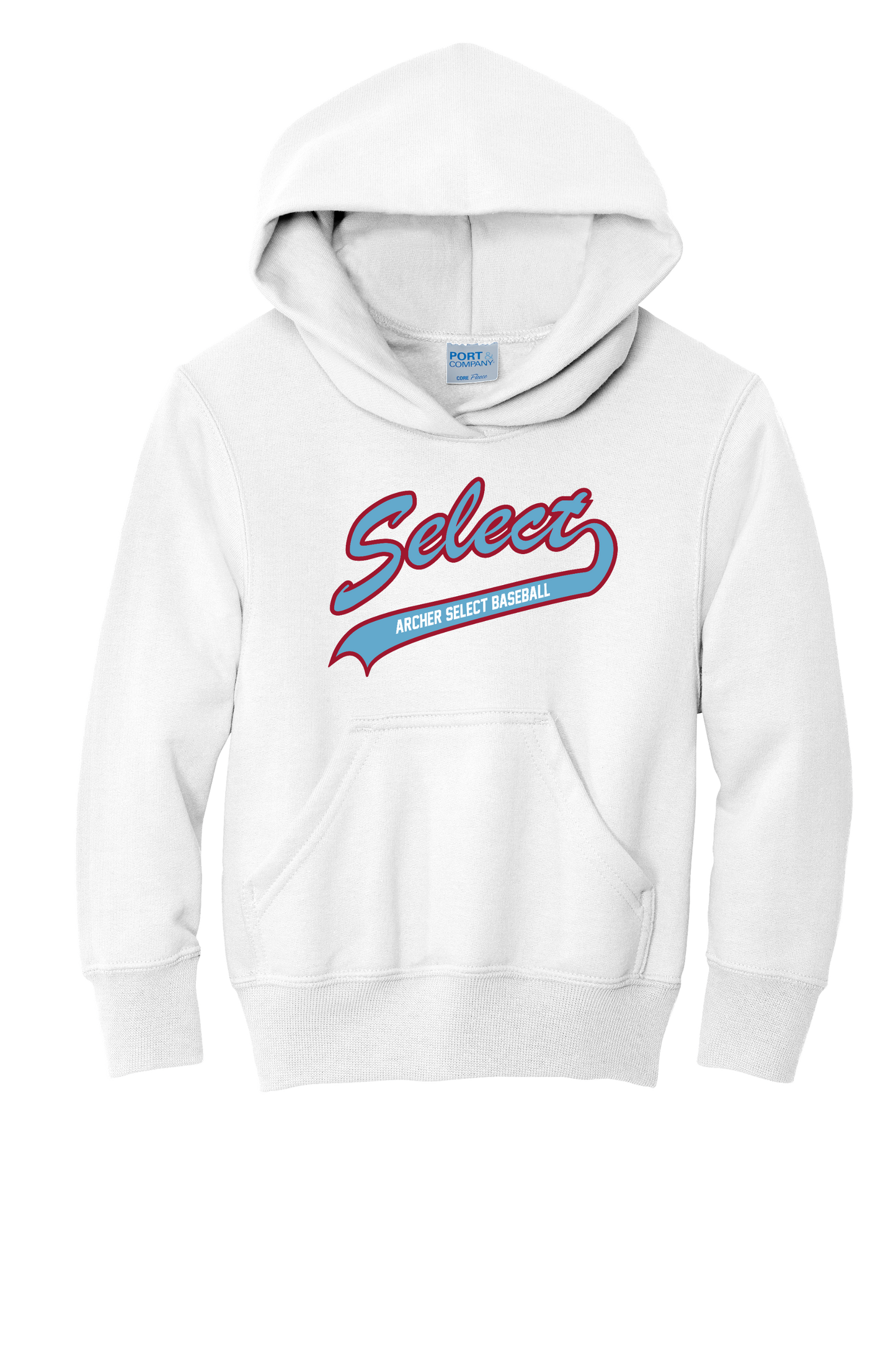 Archer Select Red/Blue Logo Hoodie Youth/Adult