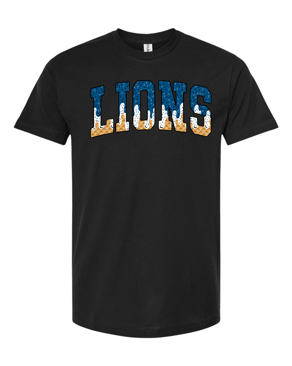 Winder Lions Ice Cream Drip Tee - Youth/Adult
