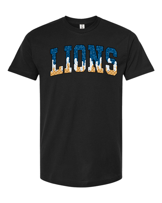 Winder Lions Ice Cream Drip Tee - Youth/Adult