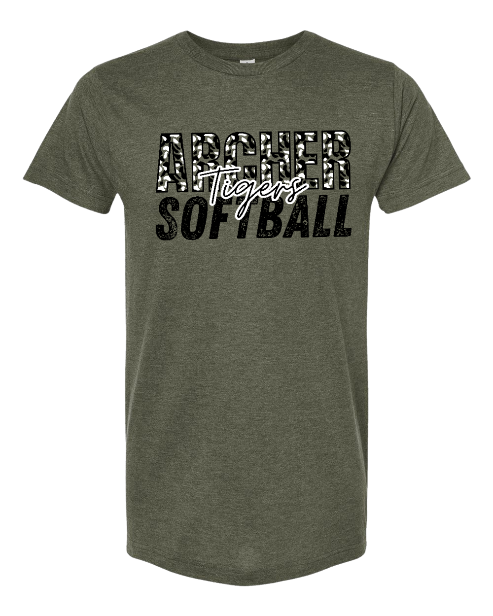 Archer Softball Duck Camo Tee - Youth/Adult