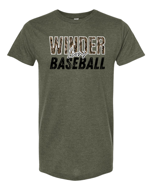 Winder Lions Bottomland Camo Tee - Adult
