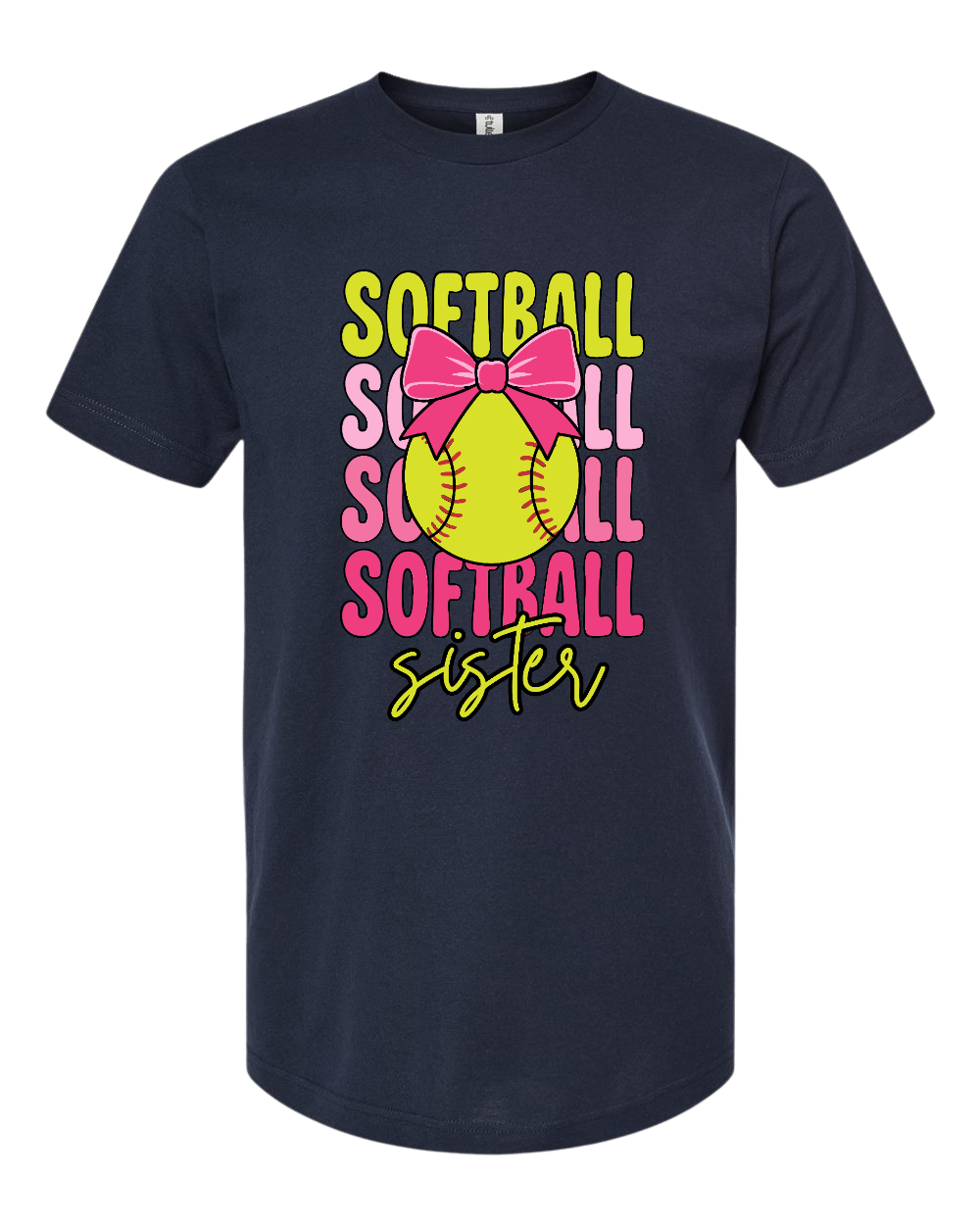 Softball Sister Tee - Youth/Adult
