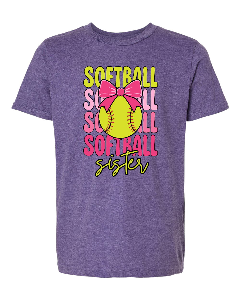 Softball Sister Tee - Youth/Adult