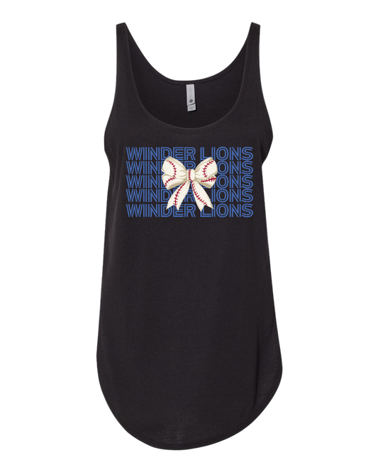 Winder Lions Bow Women's Festival Tank